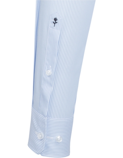 Men´s Shirt Slim Fit Check/Stripes Long Sleeve – Bild 4